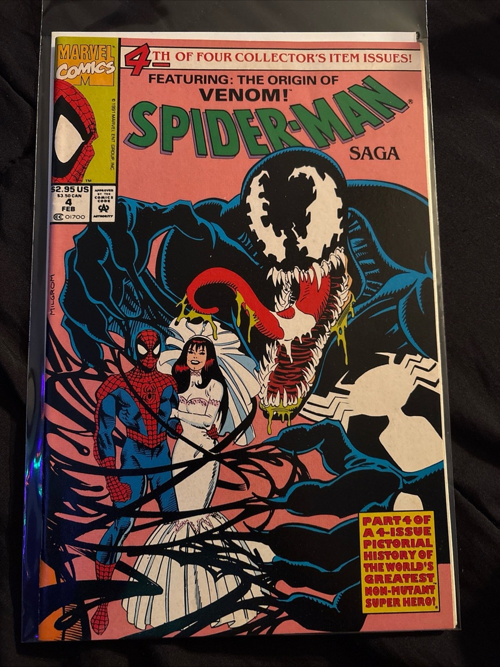 Marvel Spider-Man Saga #4 (1992) Origin of Venom Marvel Comics